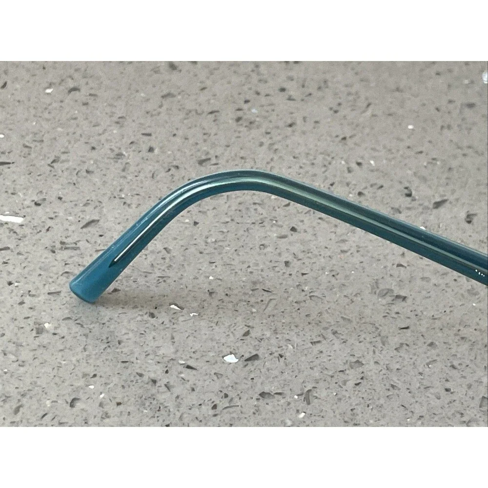 Takumi Eyeglasses 53-18-135 50 Patented Technology FRAMES Only Blue half rim